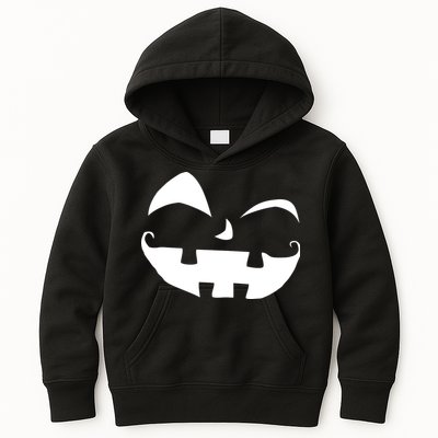 Silly Jack O' Lantern Face Kids Hoodie