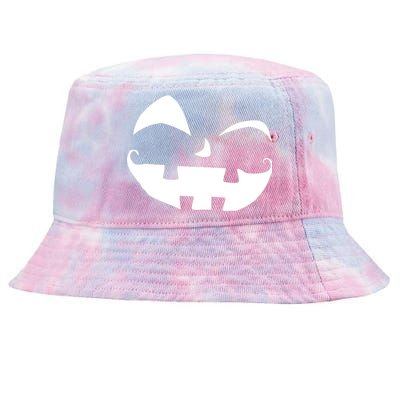 Silly Jack O' Lantern Face Tie-Dyed Bucket Hat