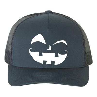 Silly Jack O' Lantern Face Yupoong Adult 5-Panel Trucker Hat