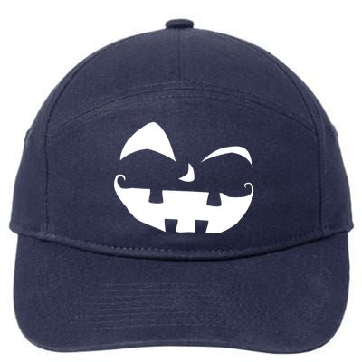 Silly Jack O' Lantern Face 7-Panel Snapback Hat