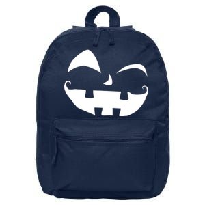 Silly Jack O' Lantern Face 16 in Basic Backpack