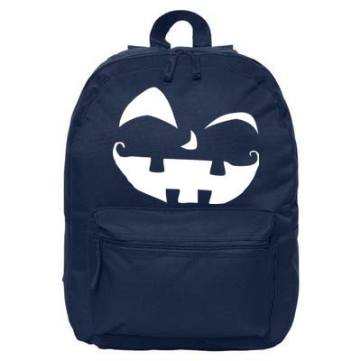 Silly Jack O' Lantern Face 16 in Basic Backpack