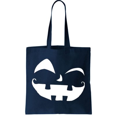 Silly Jack O' Lantern Face Tote Bag