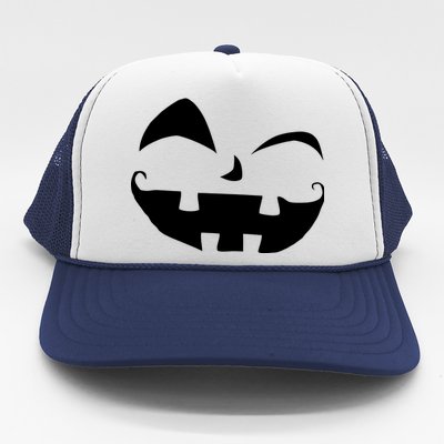 Silly Jack O' Lantern Face Trucker Hat