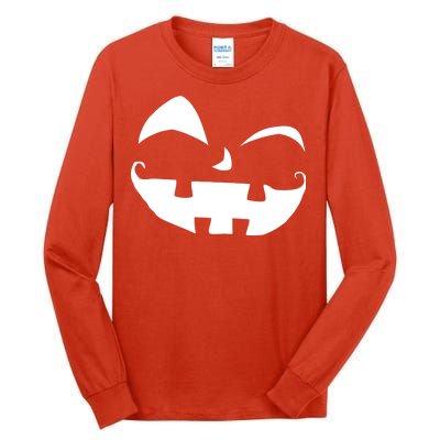 Silly Jack O' Lantern Face Tall Long Sleeve T-Shirt