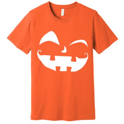 Silly Jack O' Lantern Face Premium T-Shirt