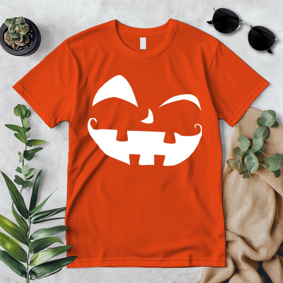 Silly Jack O' Lantern Face Premium T-Shirt