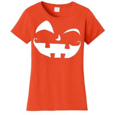 Silly Jack O' Lantern Face Women's T-Shirt