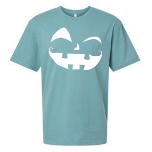 Silly Jack O' Lantern Face Sueded Cloud Jersey T-Shirt