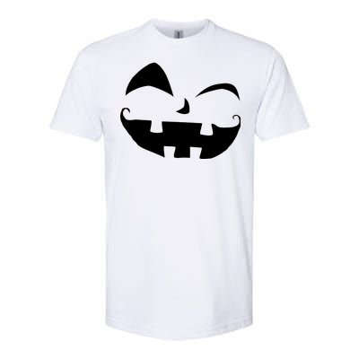 Silly Jack O' Lantern Face Softstyle® CVC T-Shirt