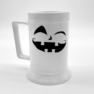 Silly Jack O' Lantern Face Beer Stein