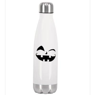 Silly Jack O' Lantern Face Stainless Steel Insulated Water Bottle