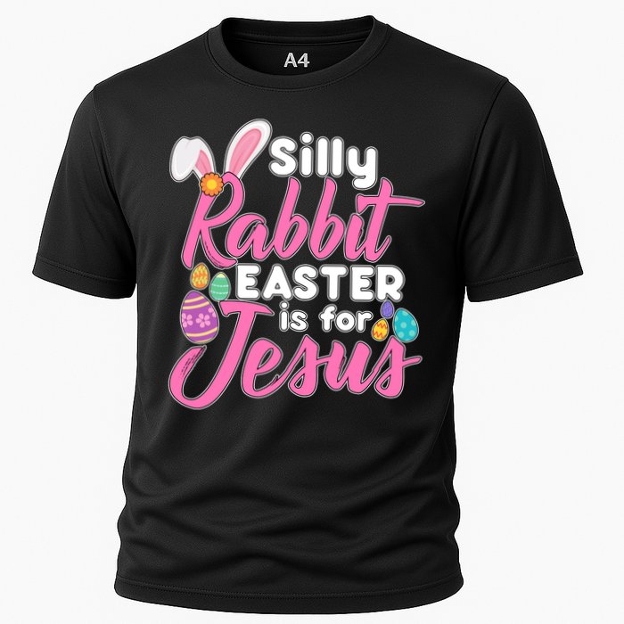 Silly Rabbit Easter Is For Jesus Cooling Performance Crew T-Shirt