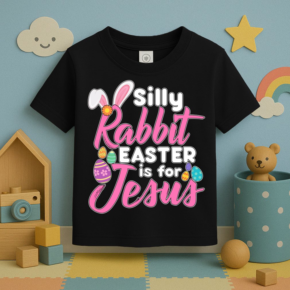Silly Rabbit Easter Is For Jesus Toddler T-Shirt