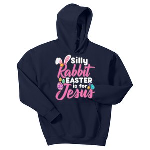 Silly Rabbit Easter Is For Jesus Kids Hoodie