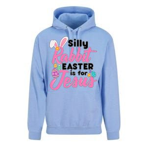 Silly Rabbit Easter Is For Jesus Unisex Surf Hoodie