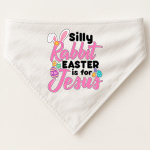 Silly Rabbit Easter Is For Jesus USA-Made Doggie Bandana