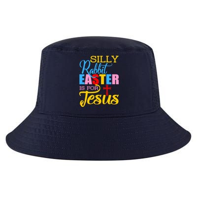 Silly Rabbit Easter is For Jesus Colorful Cross Cool Comfort Performance Bucket Hat