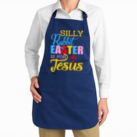Silly Rabbit Easter is For Jesus Colorful Cross Apron