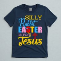 Silly Rabbit Easter is For Jesus Colorful Cross T-Shirt