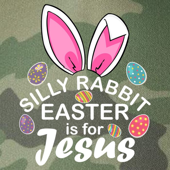Silly Rabbit Easter is For Jesus Easter Eggs Bunny Ears Legacy Tie Dye Trucker Hat