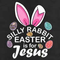 Silly Rabbit Easter is For Jesus Easter Eggs Bunny Ears Cool Comfort Performance Bucket Hat