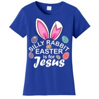 Silly Rabbit Easter is For Jesus Easter Eggs Bunny Ears Women's T-Shirt