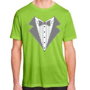 Silver Tuxedo Wedding Tux Adult ChromaSoft Performance T-Shirt