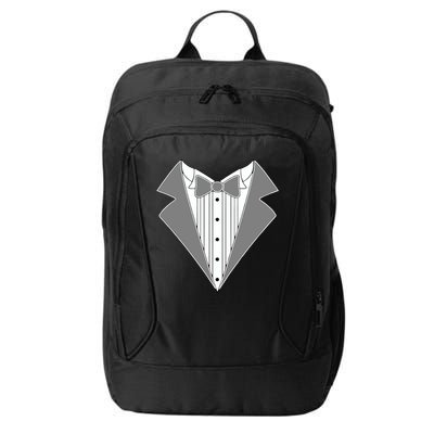 Silver Tuxedo Wedding Tux City Backpack