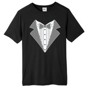 Silver Tuxedo Wedding Tux Tall Fusion ChromaSoft Performance T-Shirt