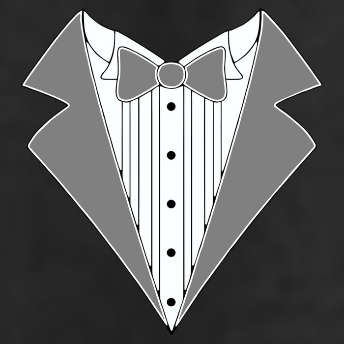 Silver Tuxedo Wedding Tux 12oz Stainless Steel Coffee Mug