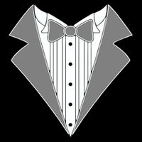 Silver Tuxedo Wedding Tux Cooling Performance Long Sleeve Crew