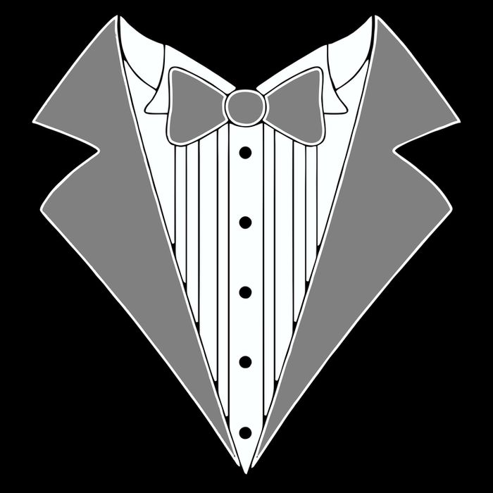 Silver Tuxedo Wedding Tux Cooling Performance Long Sleeve Crew