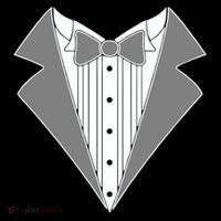 Silver Tuxedo Wedding Tux Pom Pom 12in Knit Beanie