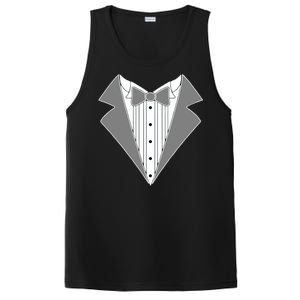 Silver Tuxedo Wedding Tux PosiCharge Competitor Tank