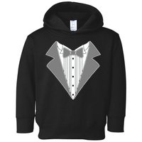 Silver Tuxedo Wedding Tux Toddler Hoodie