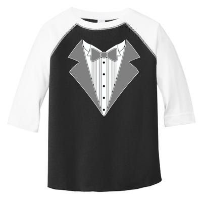 Silver Tuxedo Wedding Tux Toddler Fine Jersey T-Shirt