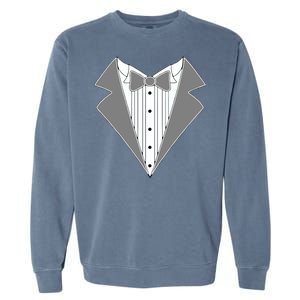 Silver Tuxedo Wedding Tux Garment-Dyed Sweatshirt