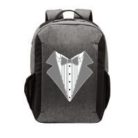 Silver Tuxedo Wedding Tux Vector Backpack