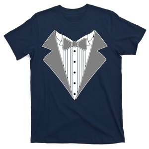 Silver Tuxedo Wedding Tux T-Shirt