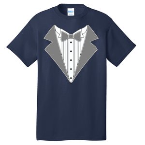 Silver Tuxedo Wedding Tux Tall T-Shirt