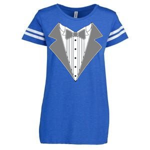 Silver Tuxedo Wedding Tux Enza Ladies Jersey Football T-Shirt