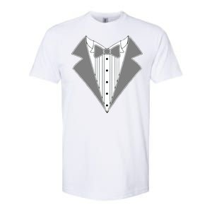 Silver Tuxedo Wedding Tux Softstyle CVC T-Shirt