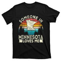 Someone In Minnesota Loves Me Retro Minnesota T-Shirt