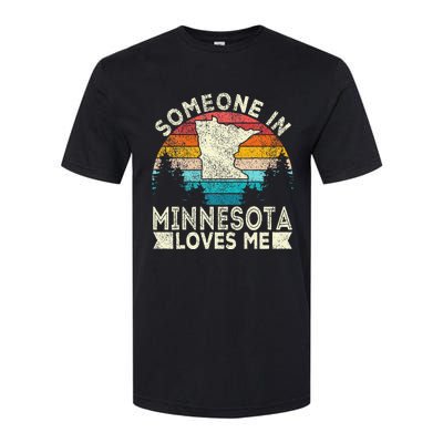 Someone In Minnesota Loves Me Retro Minnesota Softstyle CVC T-Shirt