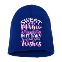 Sweat Is Magic Loves Yoga Practice Yogi Quote Namaste Zen Gift Short Acrylic Beanie