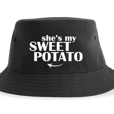 She Is My Sweet Potato I Yam Cute Couples Matching Funny Gift Sustainable Bucket Hat