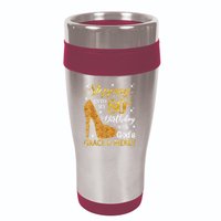 Stepping Into My 80th Birthday With God's Grace And Mercy 16oz Travel Tumbler