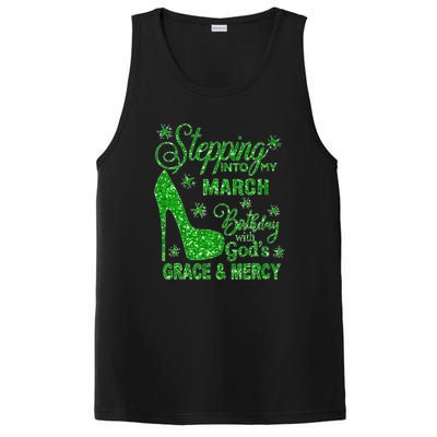 Stepping Into My March Birthday With Gods Grace And Mercy PosiCharge Competitor Tank