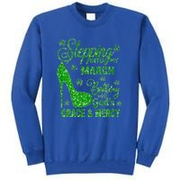 Stepping Into My March Birthday With Gods Grace And Mercy Tall Sweatshirt